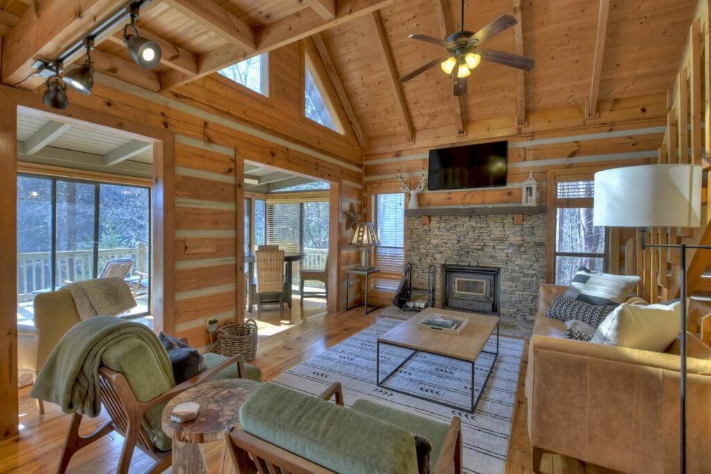 Waywish Waterfront Cabin In Blue Ridge Mountains Zewnętrze zdjęcie