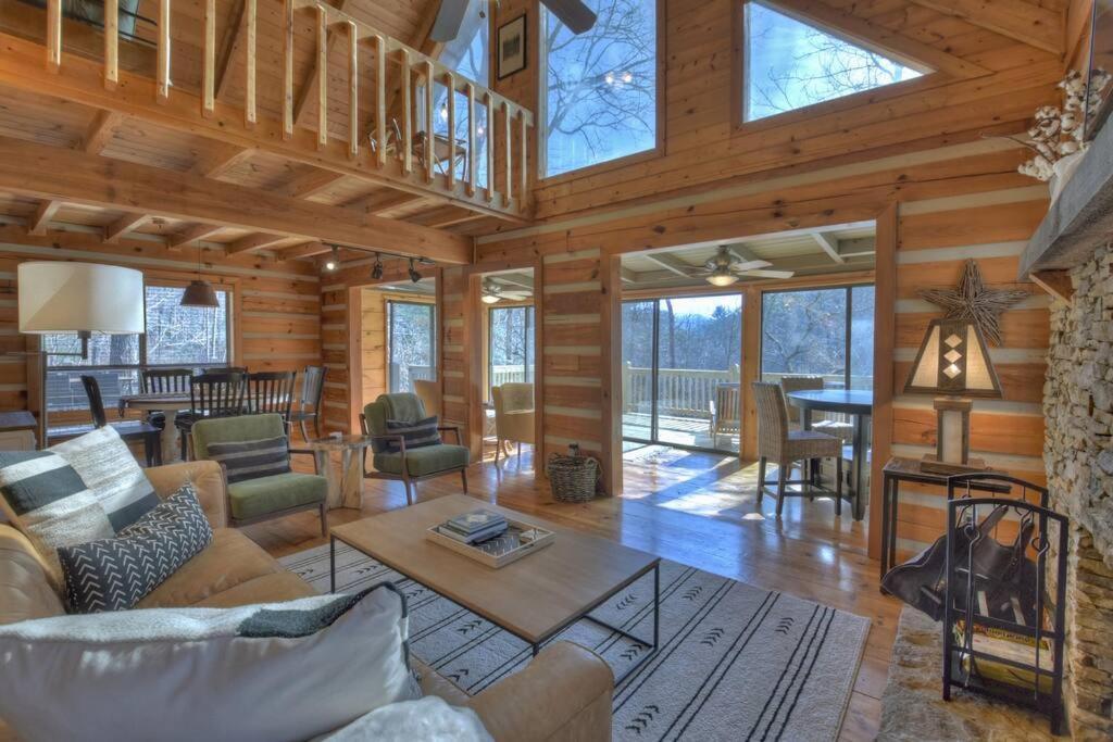 Waywish Waterfront Cabin In Blue Ridge Mountains Zewnętrze zdjęcie