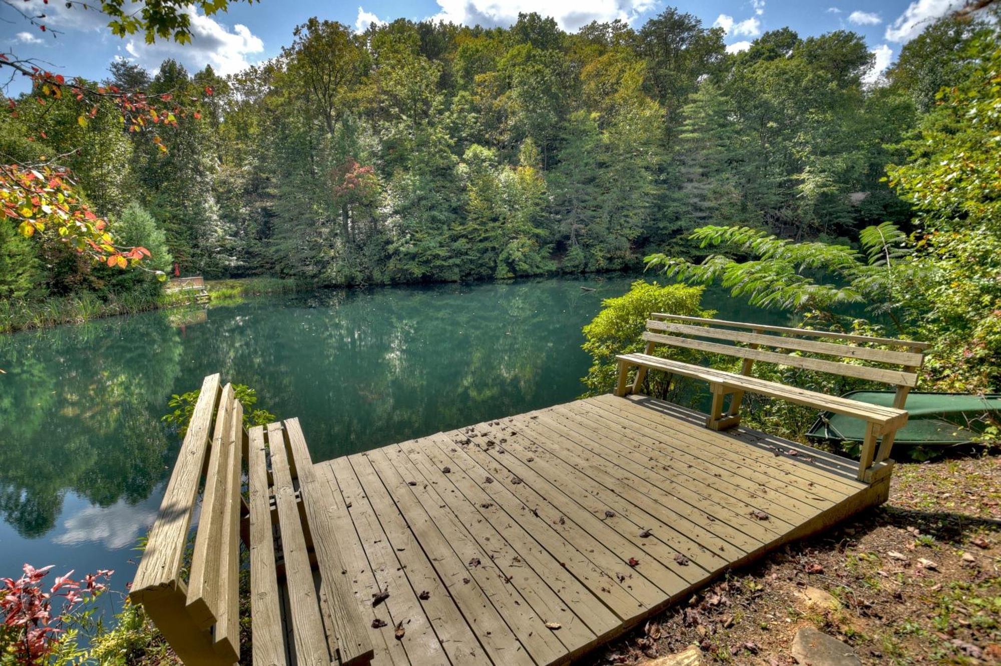 Waywish Waterfront Cabin In Blue Ridge Mountains Zewnętrze zdjęcie