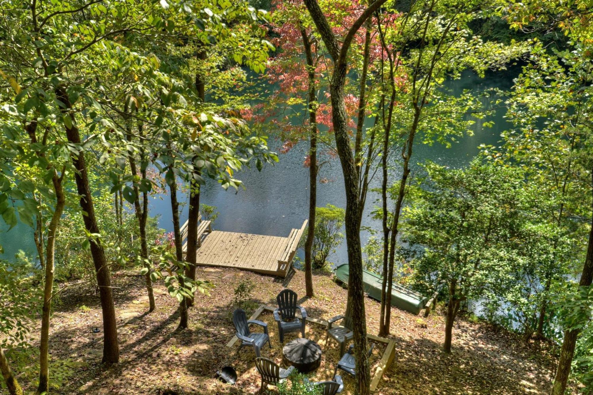 Waywish Waterfront Cabin In Blue Ridge Mountains Zewnętrze zdjęcie