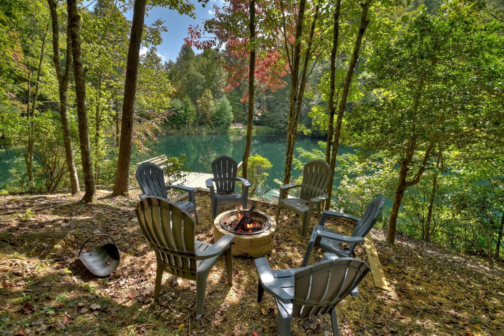 Waywish Waterfront Cabin In Blue Ridge Mountains Zewnętrze zdjęcie